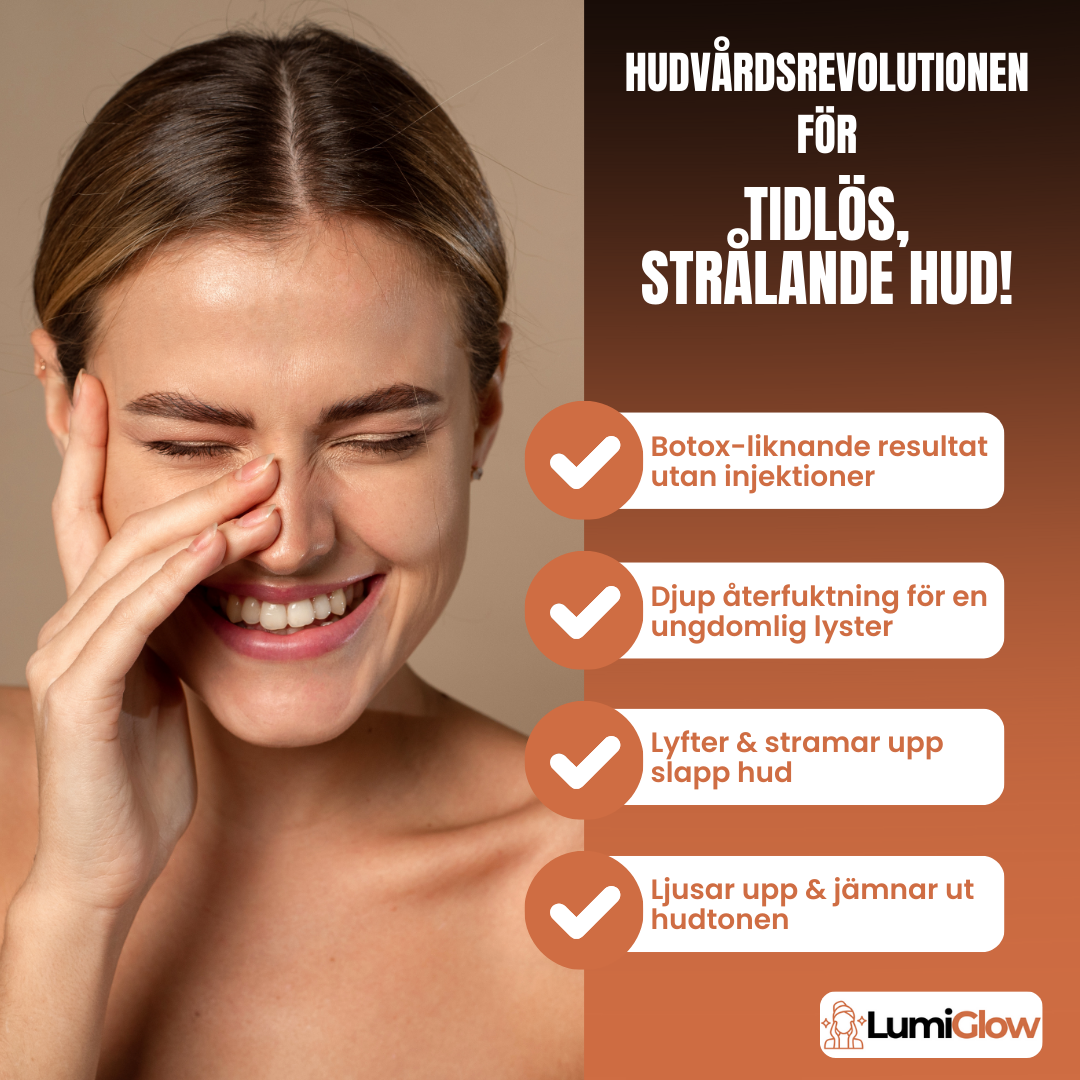LumiGlow™ | Minska rynkor för slätare, ungdomlig hud – Botox-liknande resultat