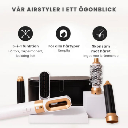 AirStylePro™  | Din kompletta 5-i-1 professionella hårstyler