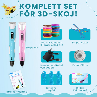 3DMaster™ - Startpaket för Kreativ 3D-Ritning